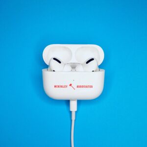 custom apple airpods pro place your company logo on one of the most popular consumer products