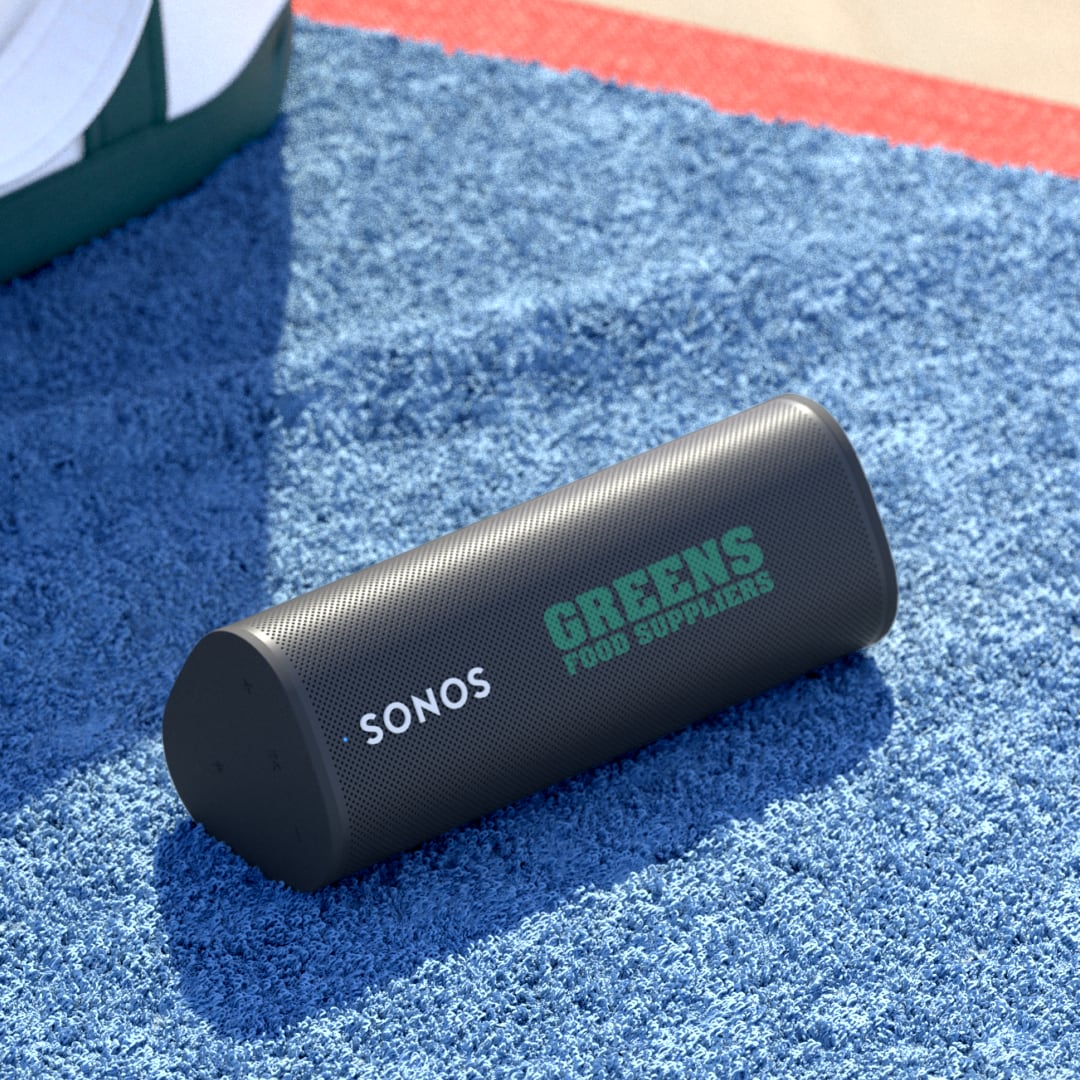 batteri Udholdenhed gambling Custom Sonos Roam Speakers Branded With Your Logo